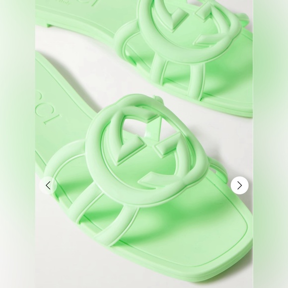 Palma GG Rubber Flat Slide Sandals LIKE NEW - Picture 5 of 7